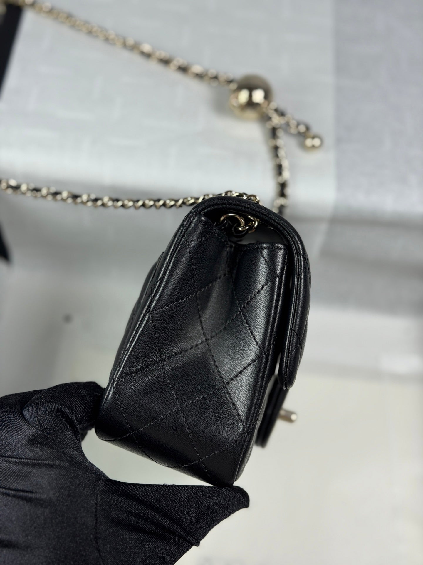 小香家-26c早春度假系列 淡金金球方胖子