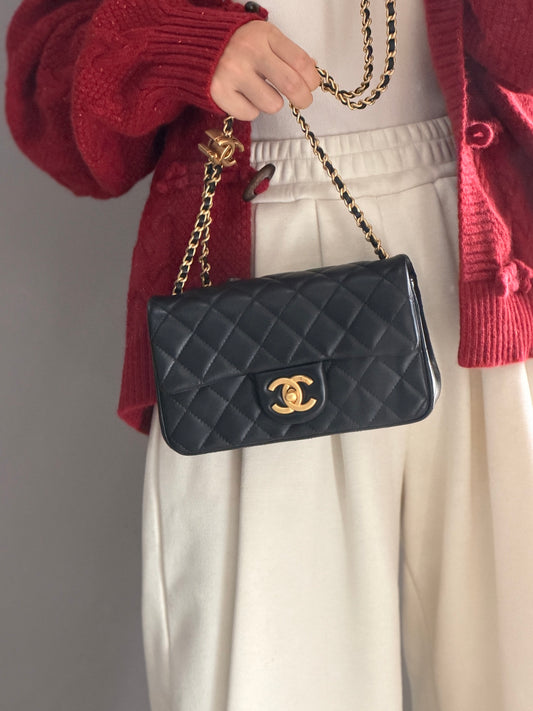 小香家-25B 雙C調節扣Mini cf 黑色