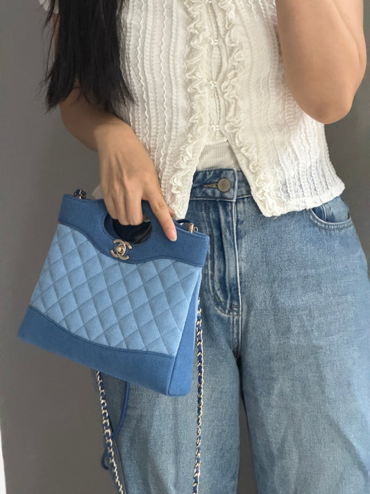 小香家-26p mini 31bag 拼色牛仔