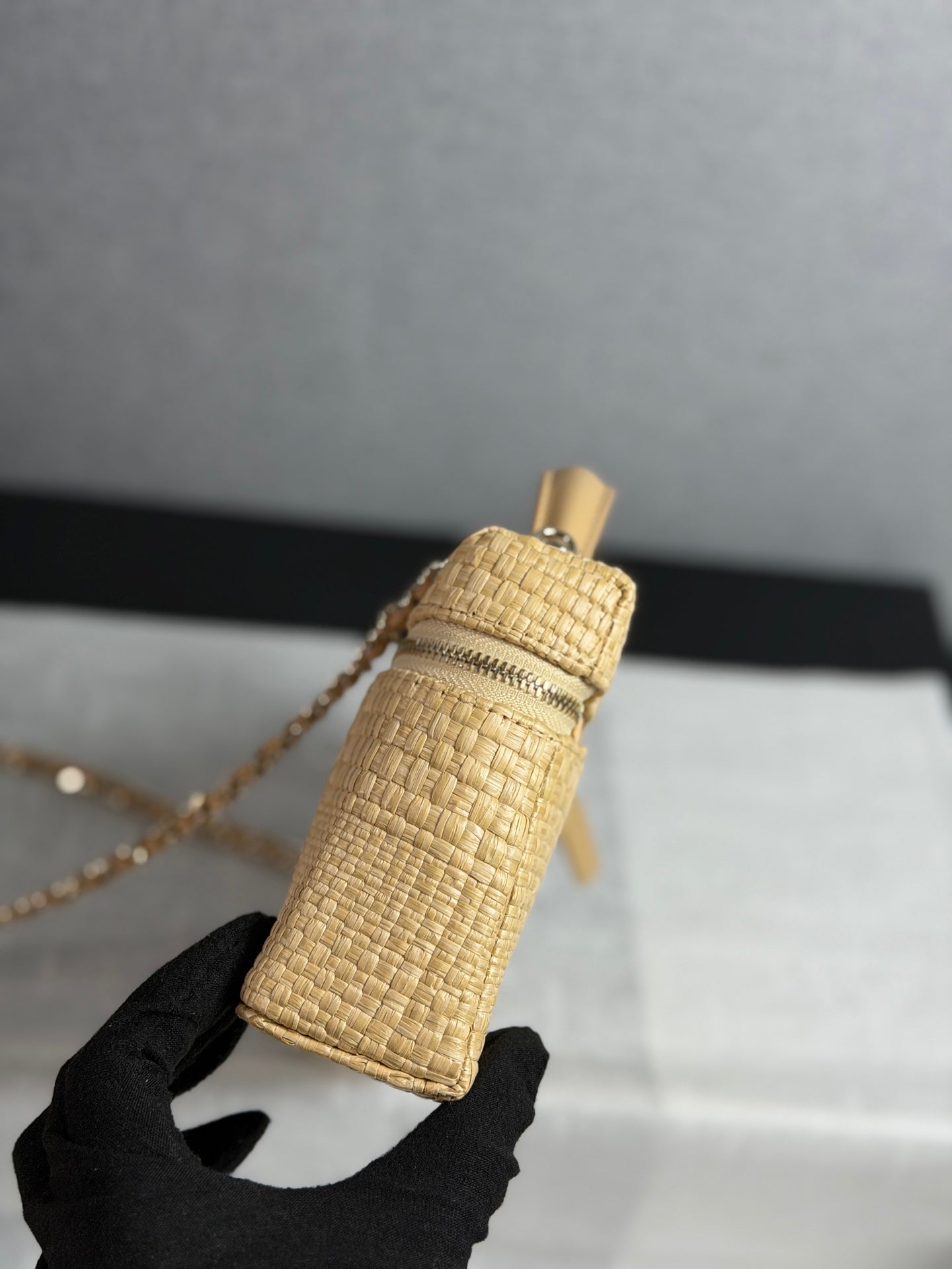 小香家-26P 新款編織lp飯盒包 棕色