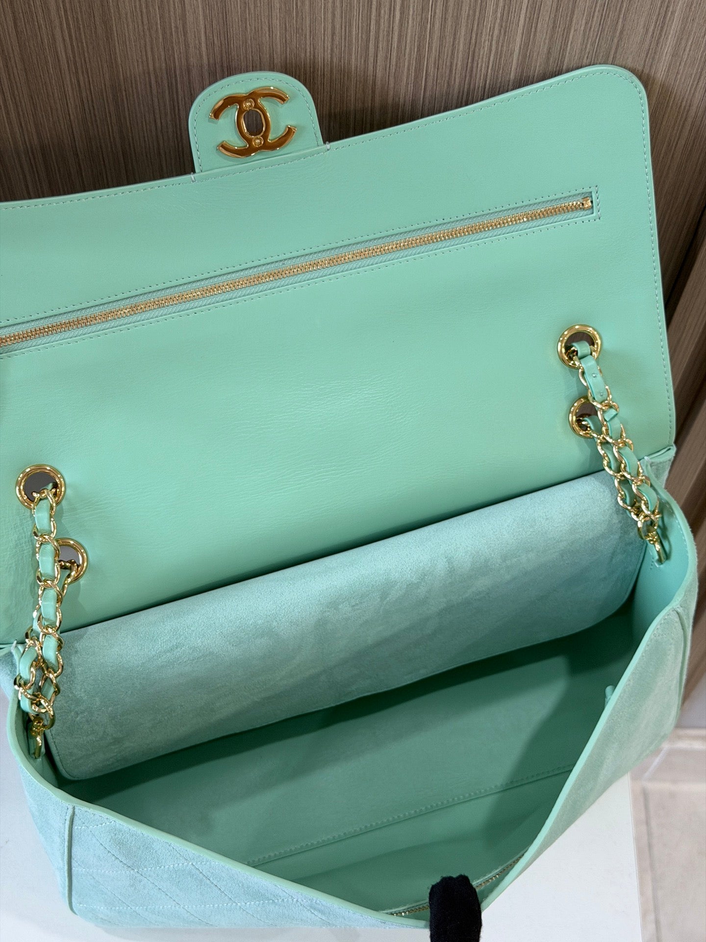 小香家-26S 麂皮薄荷綠cf 32cm