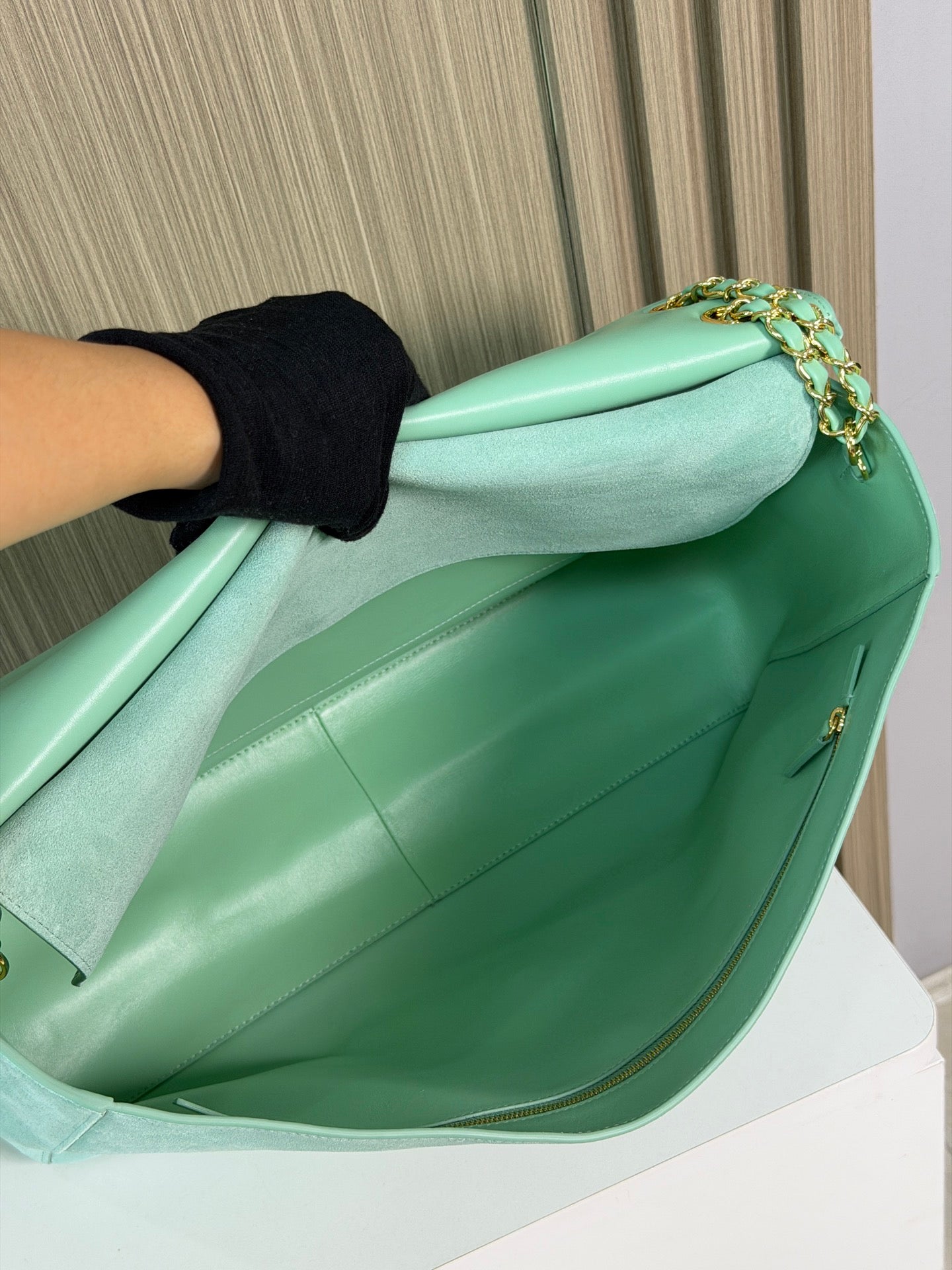 小香家-26S 麂皮薄荷綠cf 38.5cm