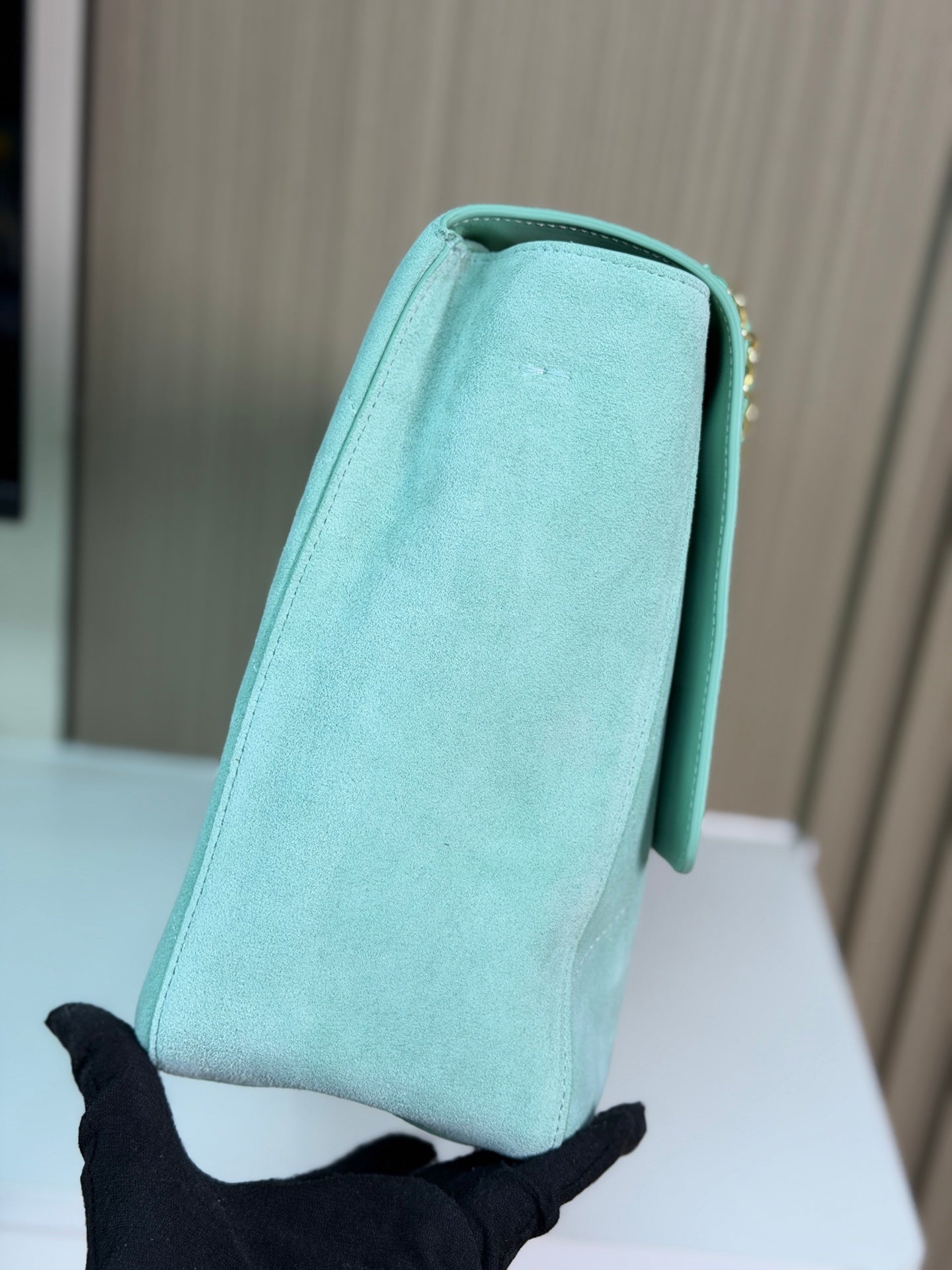 小香家-26S 麂皮薄荷綠cf 38.5cm