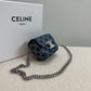 賽C家-CLAUDE 丹寧牛仔鏈包 MINI