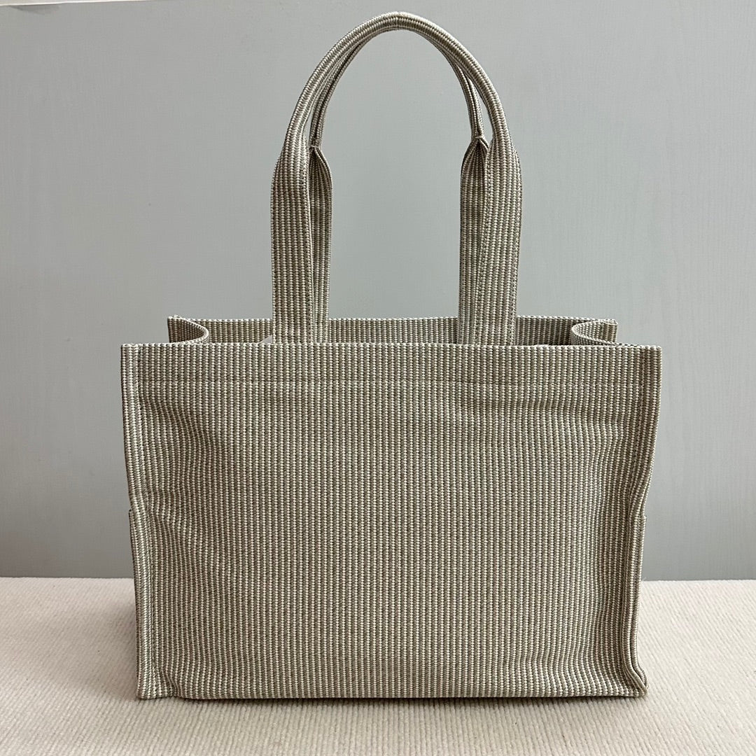 賽C家-CABAS THAIS 托特包 大號 米杏色