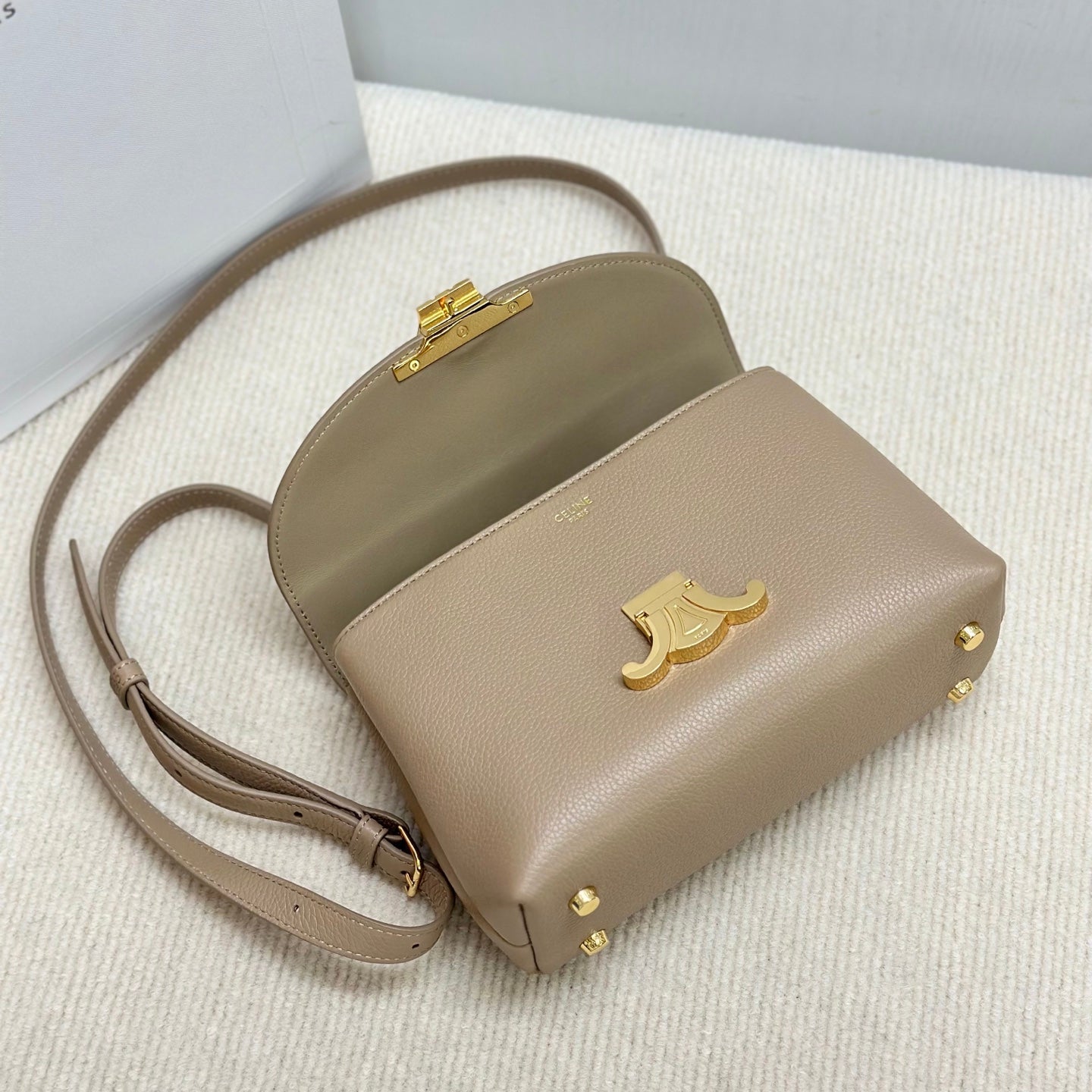 賽C家-凱旋門kelly手袋 小號 煙燻棕色