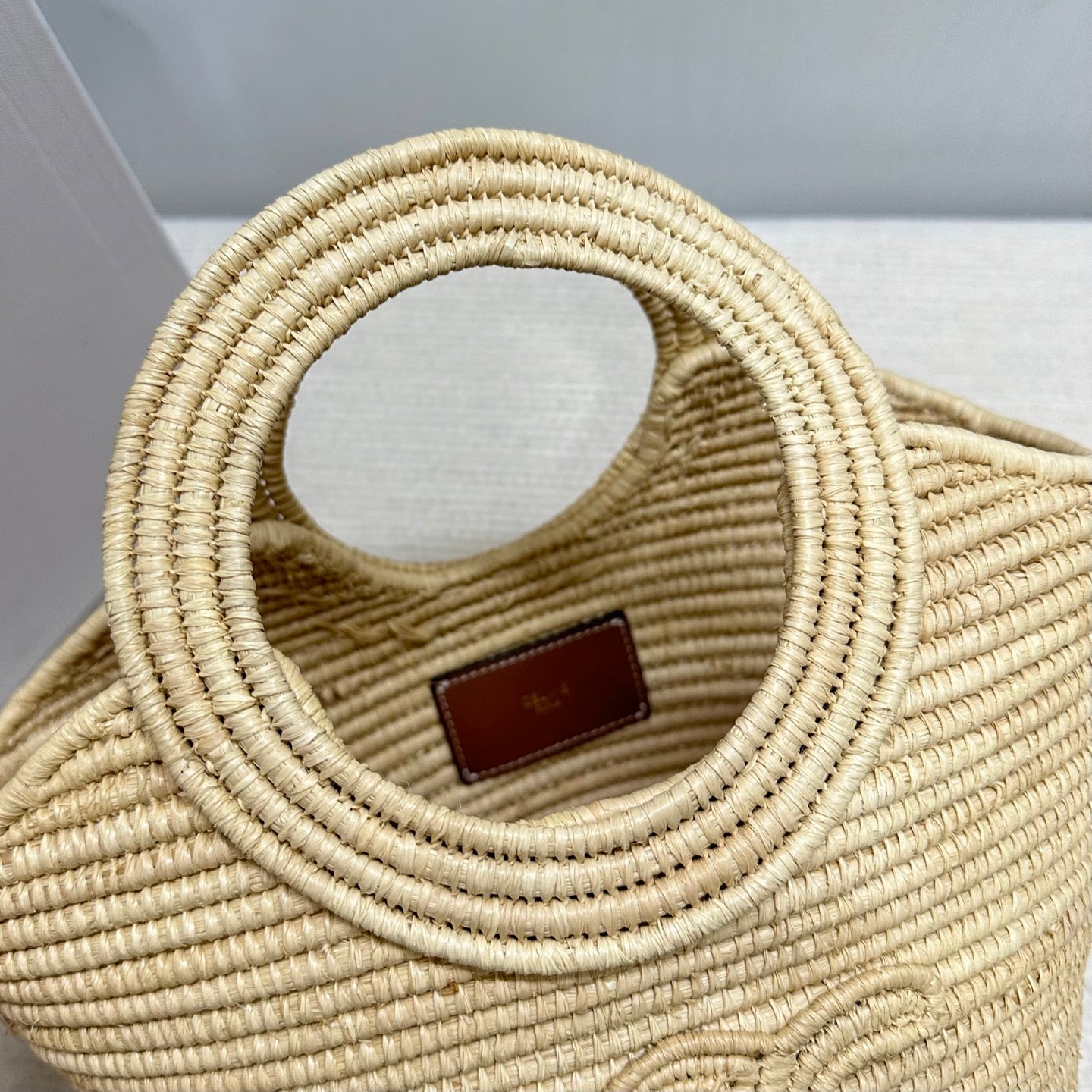 賽C家-Raffia 編織提籃包