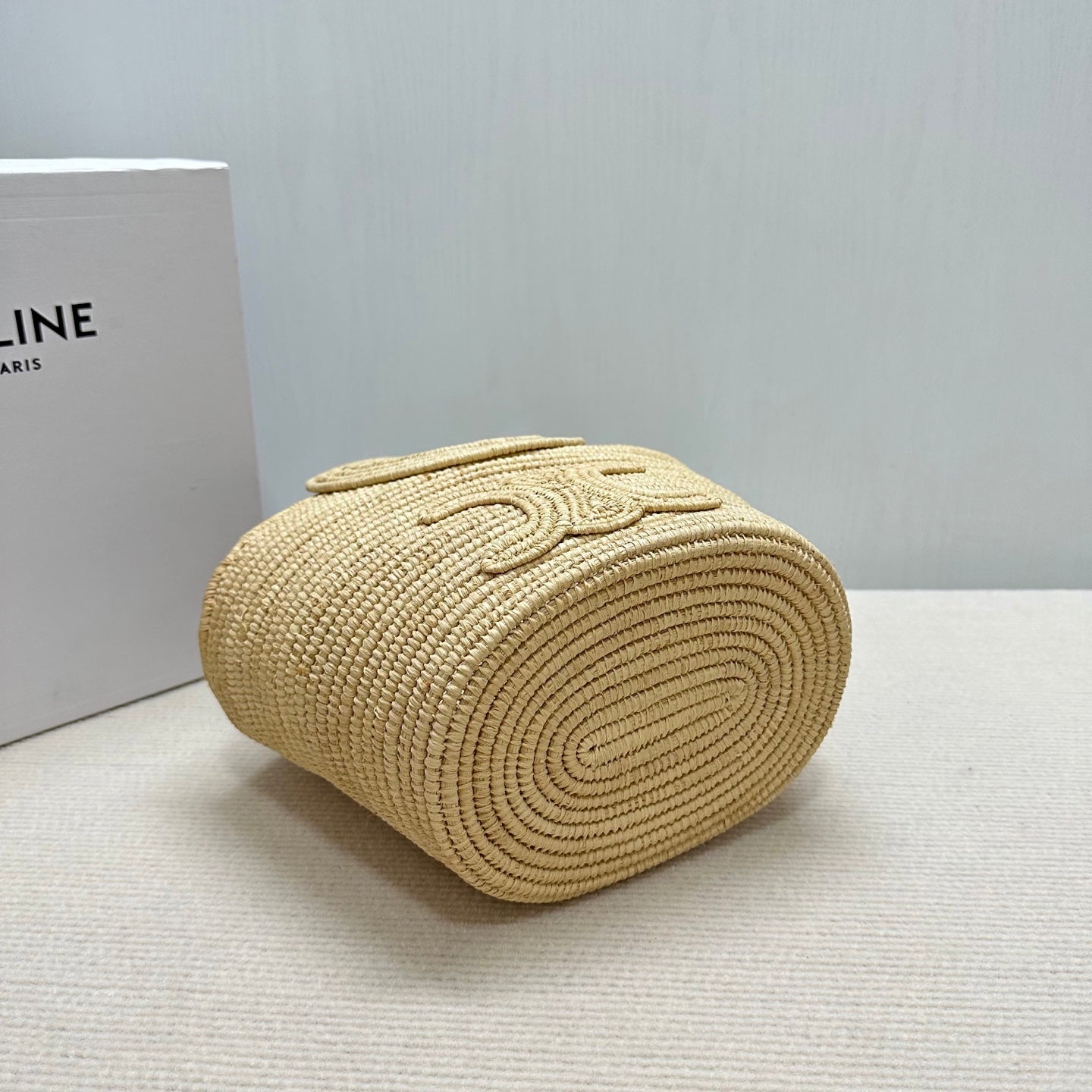 賽C家-Raffia 編織提籃包