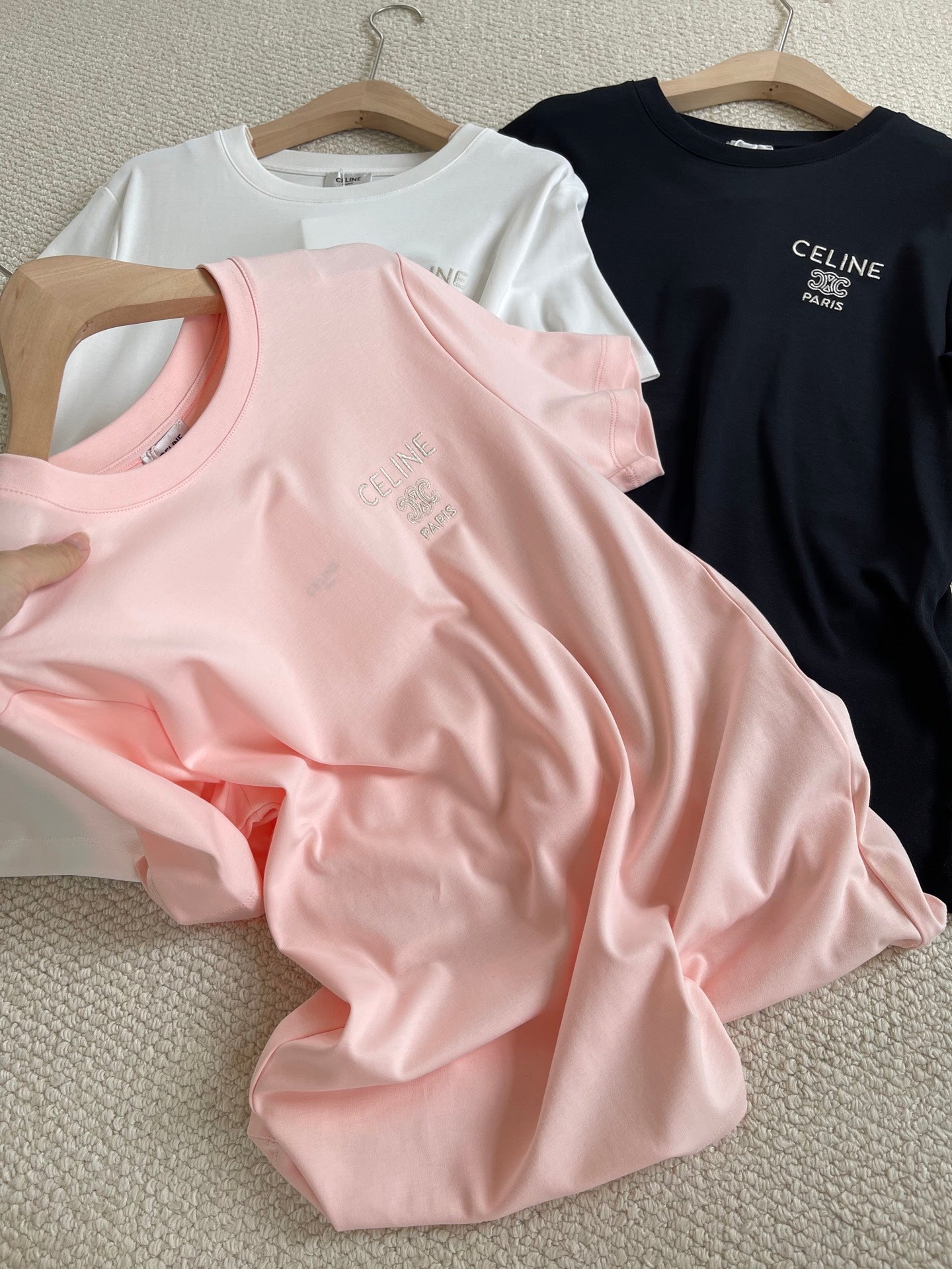 賽C家-26早春新品短袖刺繡T