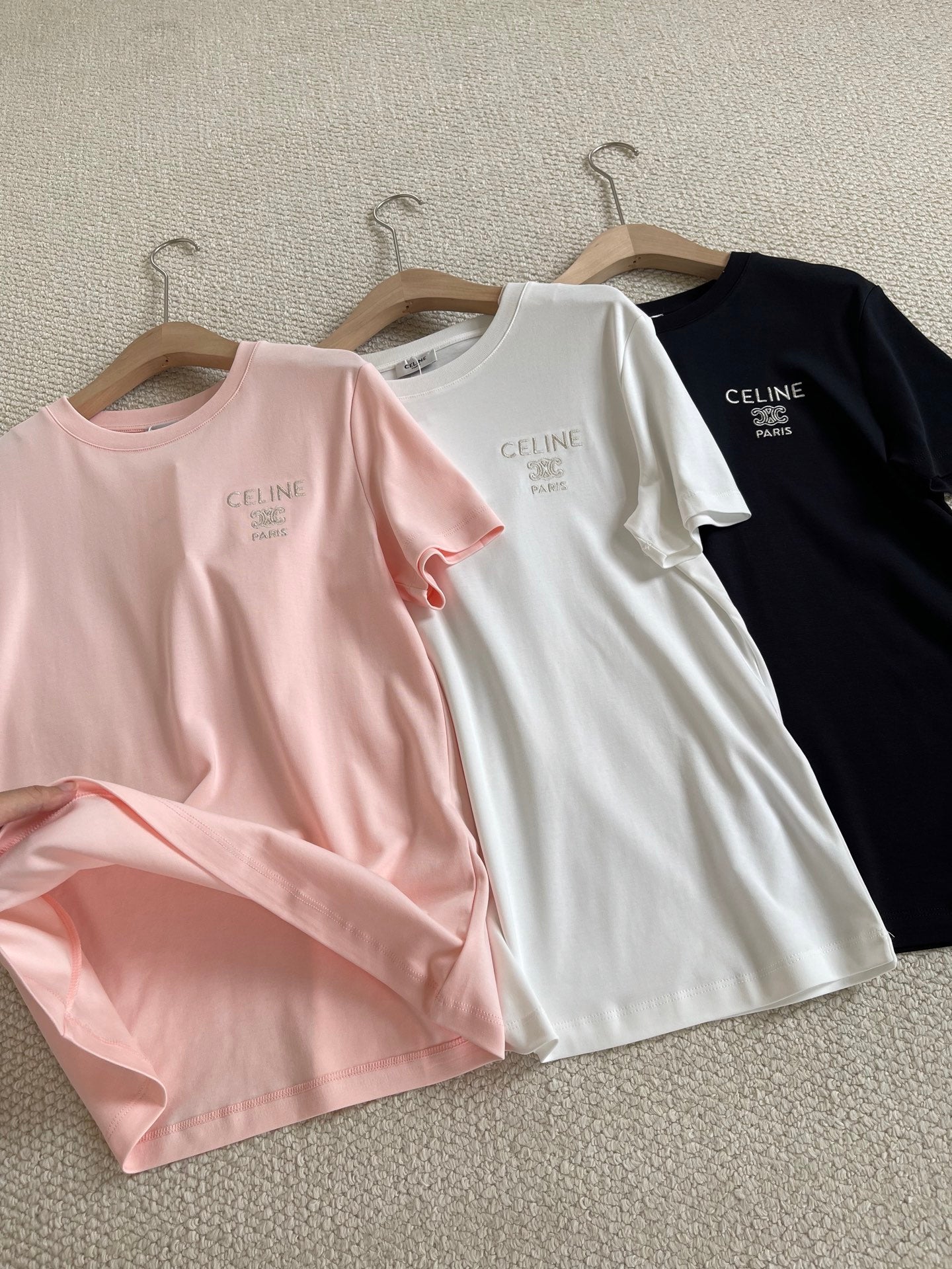 賽C家-26早春新品短袖刺繡T