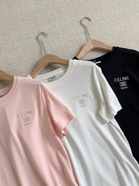 賽C家-26早春新品短袖刺繡T