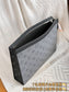 路L家- M69535-Pochette Voyage MM 大型手袋包-灰色老花款