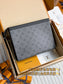 路L家- M69535-Pochette Voyage MM 大型手袋包-灰色老花款