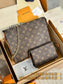 路L家-M81412 Toiletry Pouch On Chain-子母包