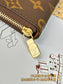 路L家-M44500 ETUI VOYAGE小號收納袋-經典老花