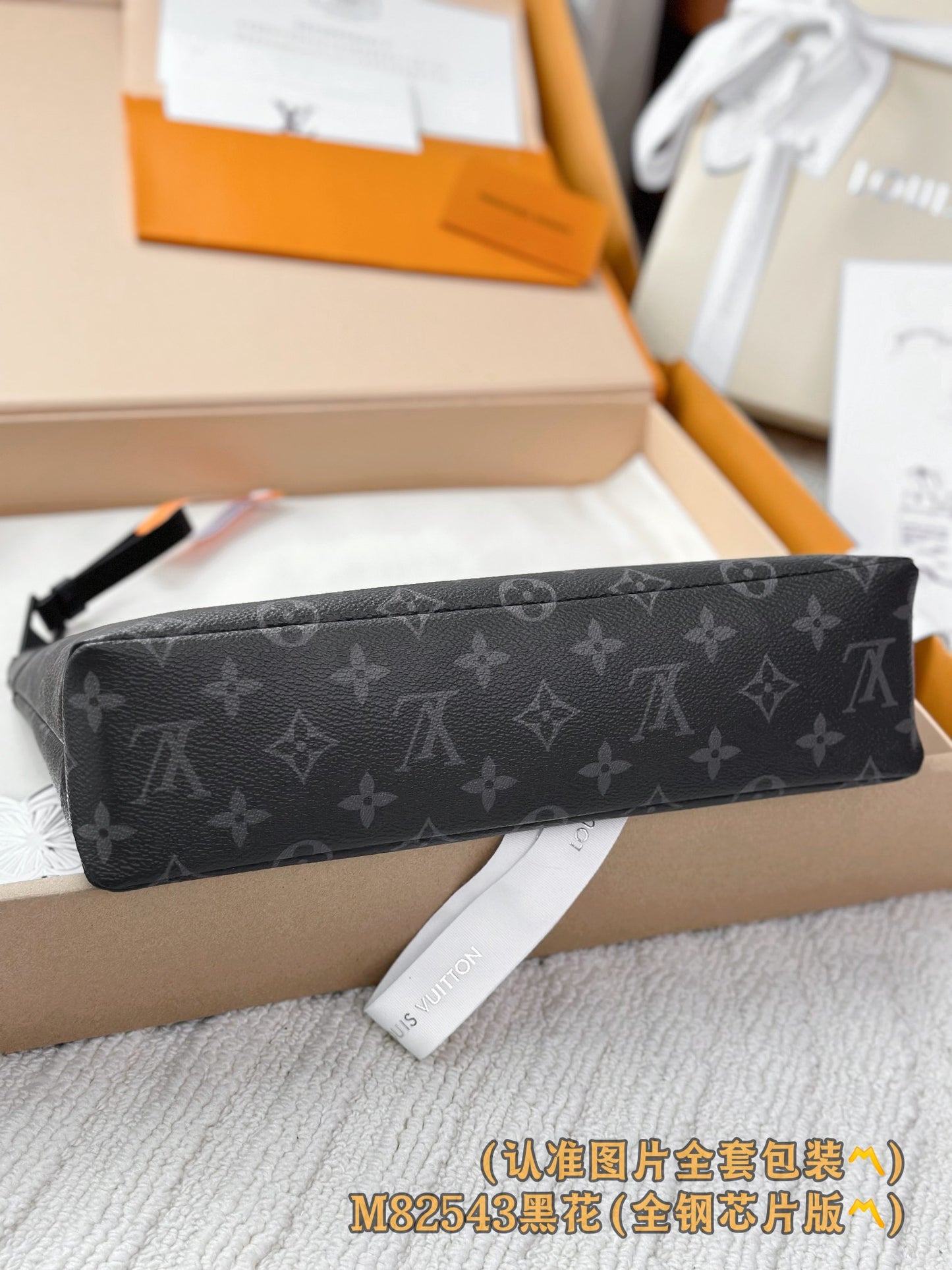 路L家-M82543 Pochette Voyage Souple-黑色老花款