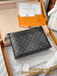 路L家-M82543 Pochette Voyage Souple-黑色老花款