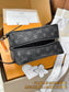 路L家-M83113 LOCKER DOPP KIT盥洗包-黑色老花