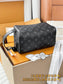 路L家-M83113 LOCKER DOPP KIT盥洗包-黑色老花