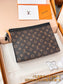 路L家-M61692 Pochette Voyage中型手袋包-經典老花