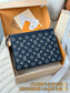 路L家-M61692 Pochette To-Go中型手袋-雅藍色