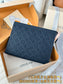 路L家-M61692 Pochette To-Go中型手袋-深藍色