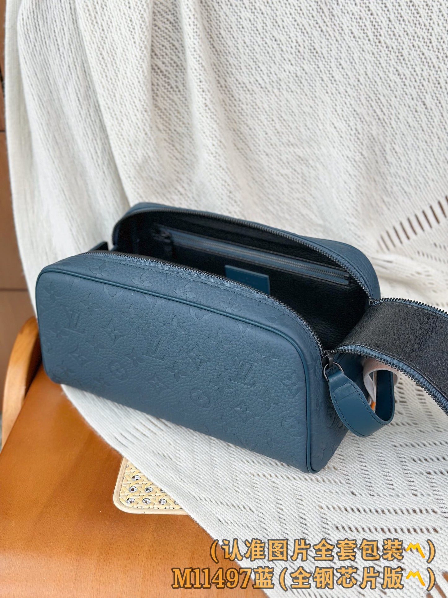 路L家-M11497 DOPP KIT 盥洗袋-藍色