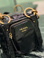 普P家-1BB137 Soft Lux立方體手袋 小號 黑色