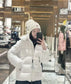 Moncler-狐狸毛球 針織兔羊毛毛線帽