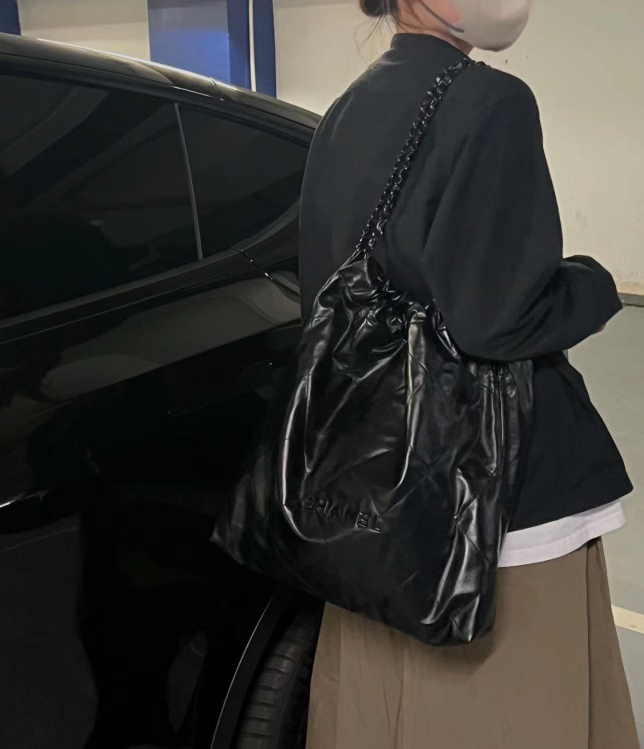 小香家-22bag垃圾袋 全黑色so black 中號