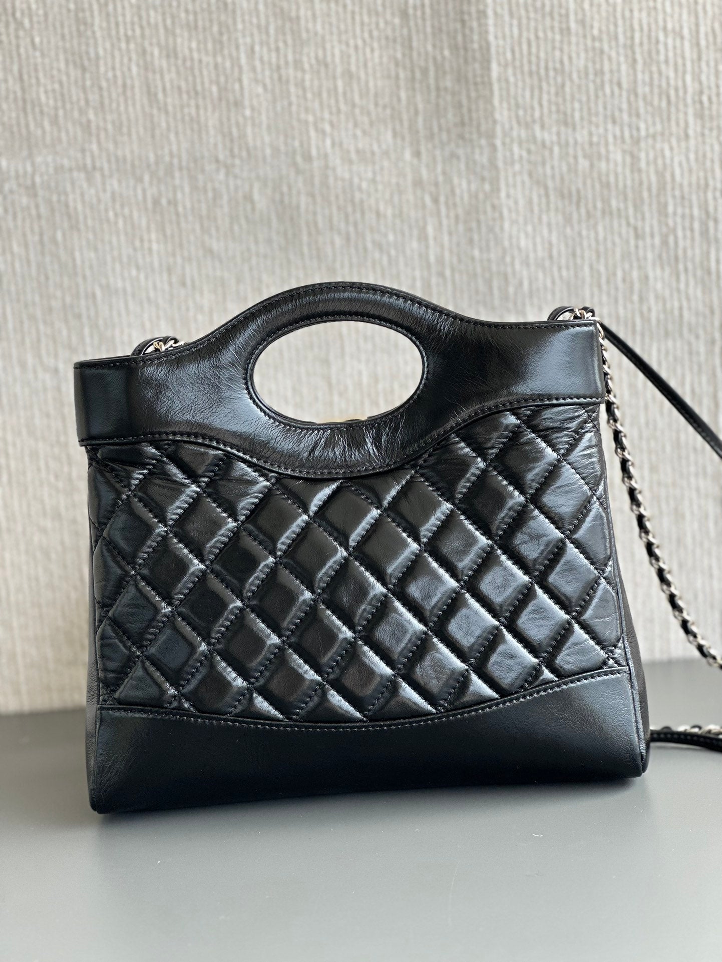 小香家-油臘羊皮mini 31bag 黑色