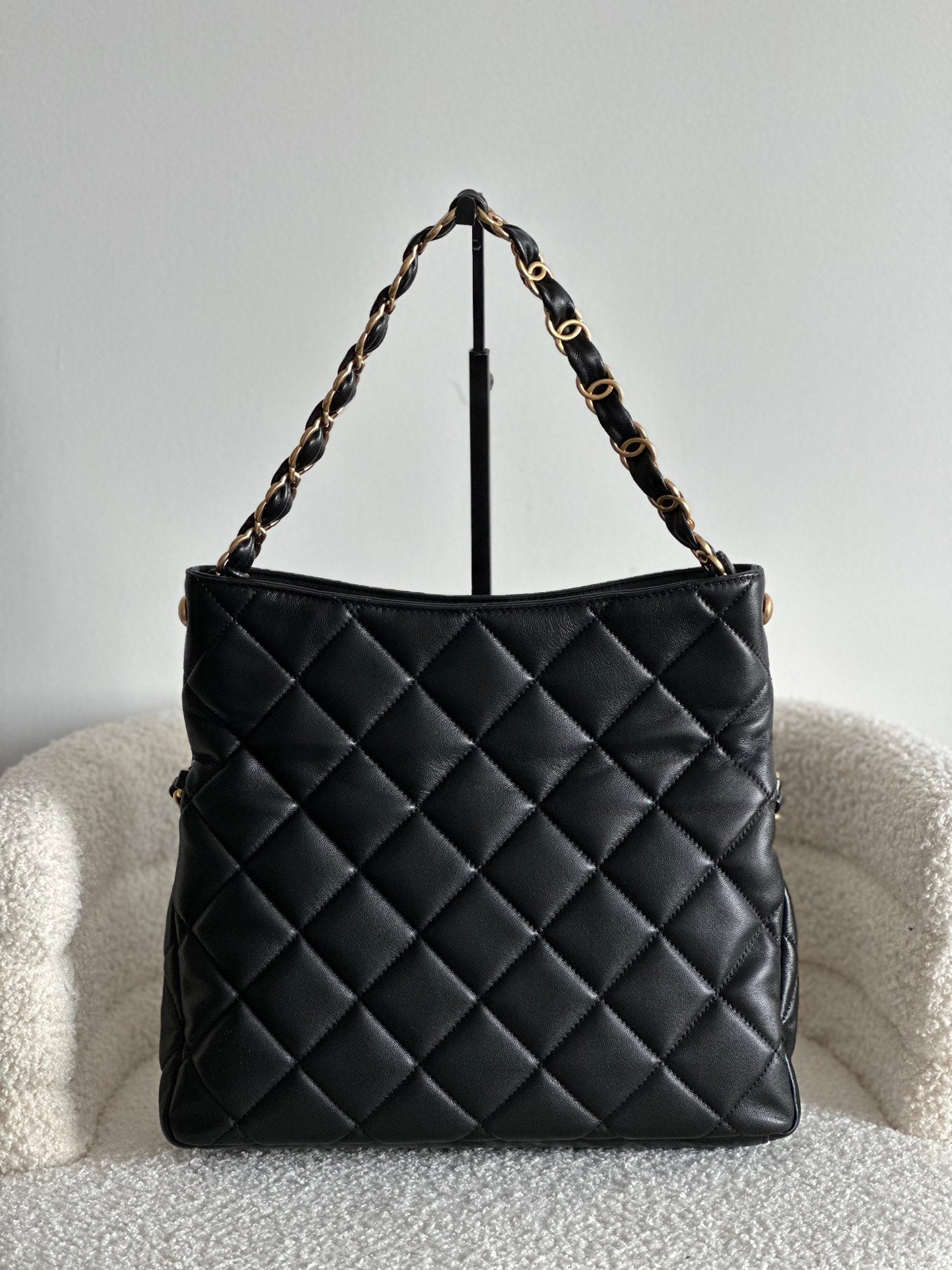 小香家-24p Large hobo bag 黑色小號