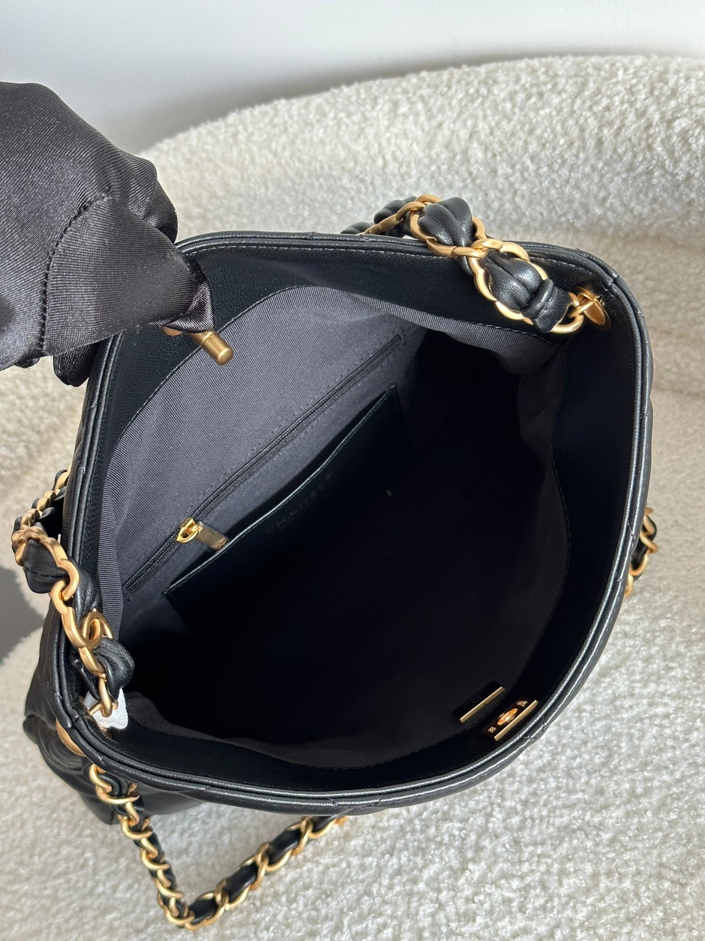 小香家-24p Large hobo bag 黑色小號