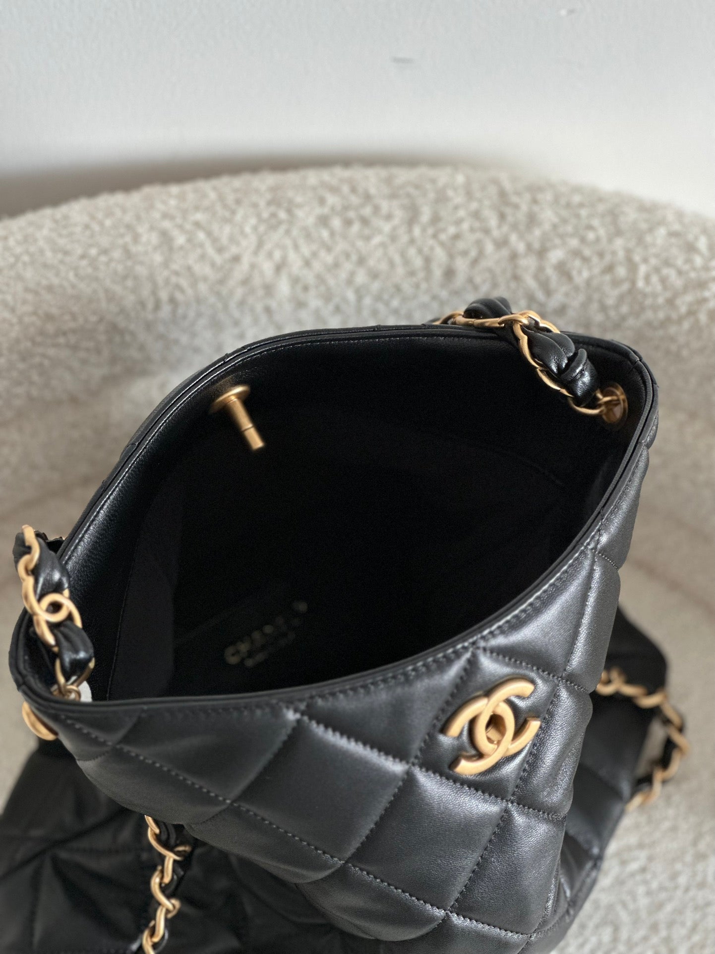 小香家-24p Large hobo bag 黑色小號