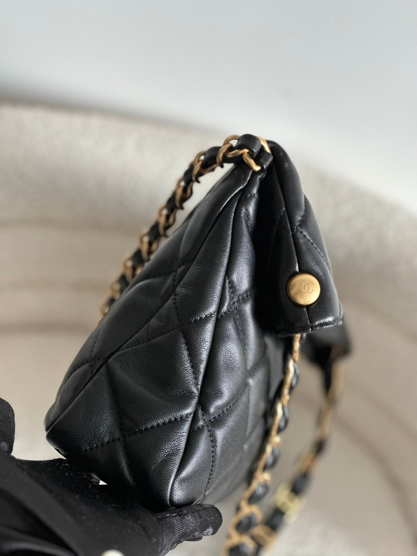 小香家-24p Large hobo bag 黑色小號