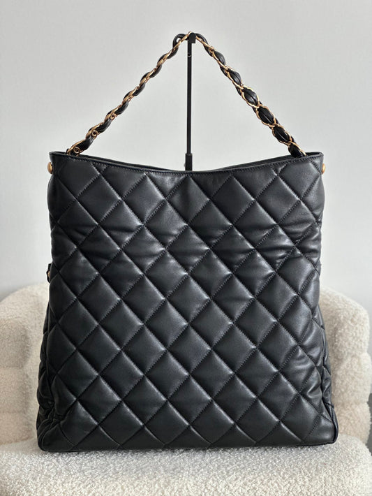 小香家-24p Large hobo bag 黑色大號
