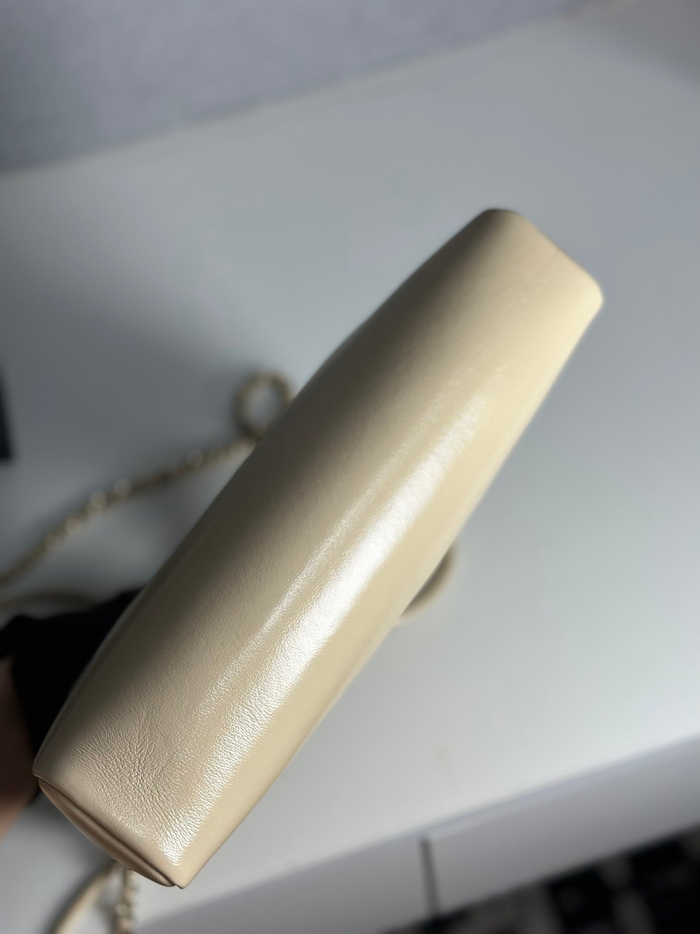 小香家-油臘羊皮mini 31bag 米色
