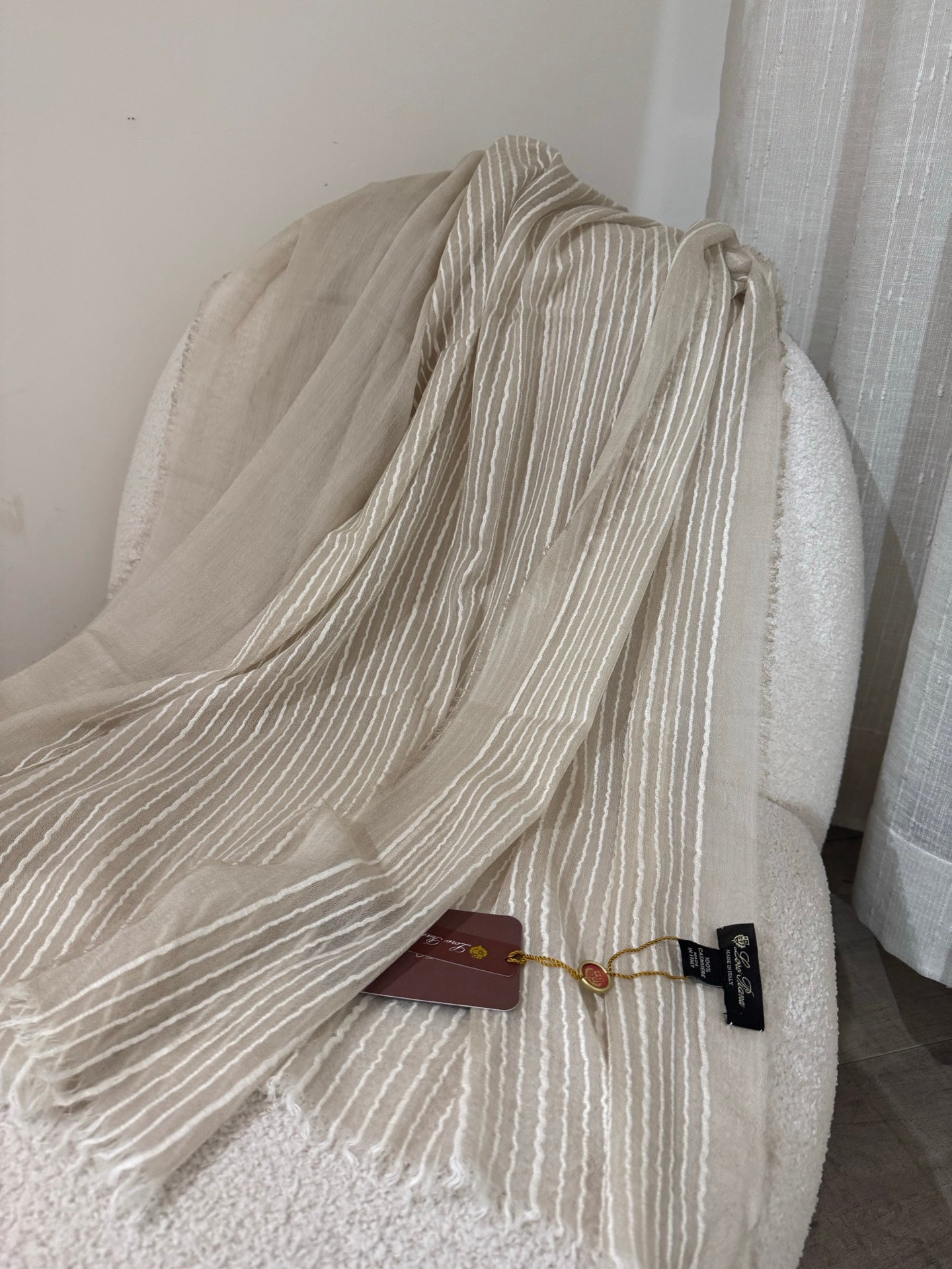 L-Piana-羊絨披肩 100*200cm