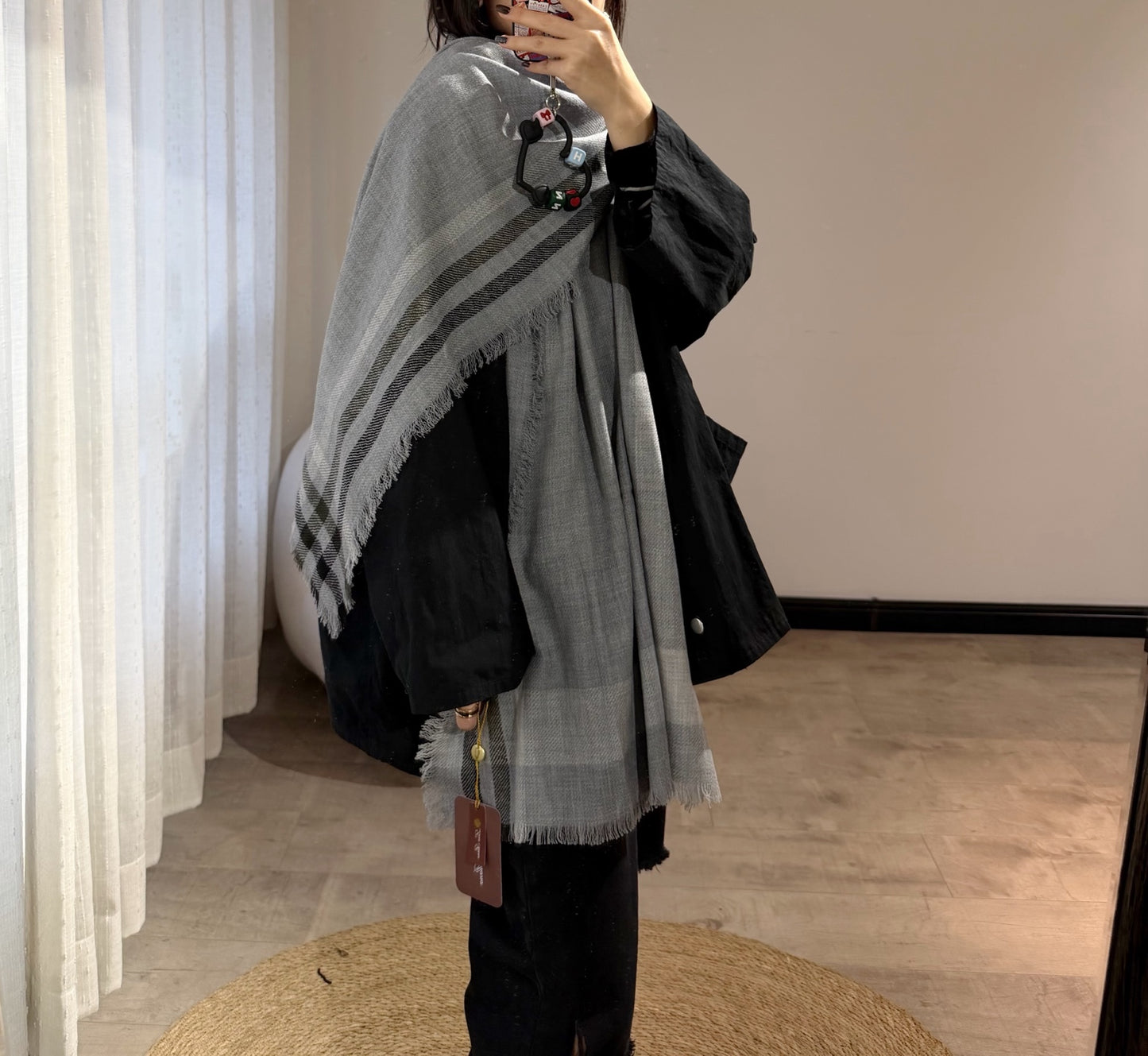 L-Piana-羊絨披肩 90*200cm