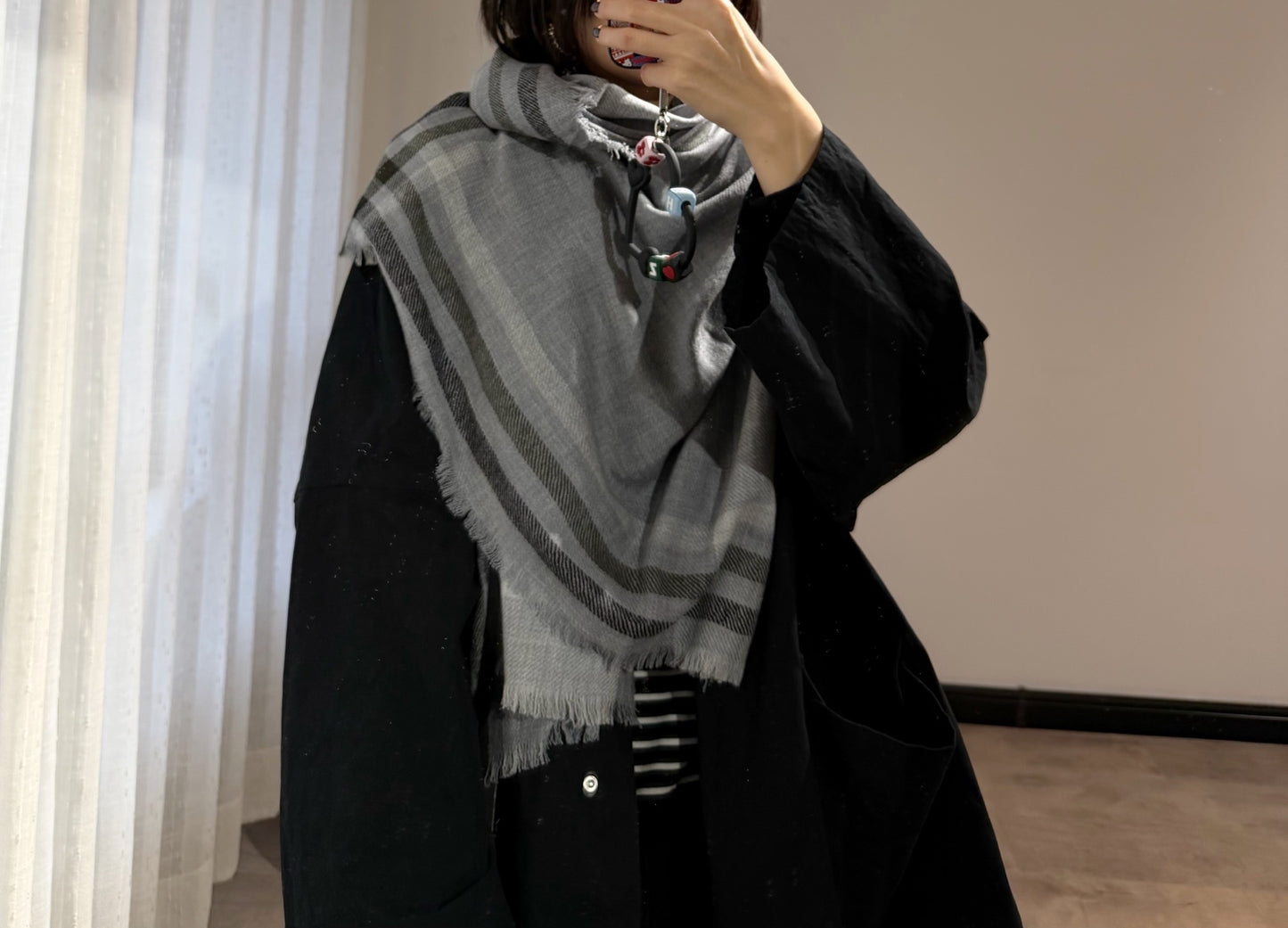 L-Piana-羊絨披肩 90*200cm