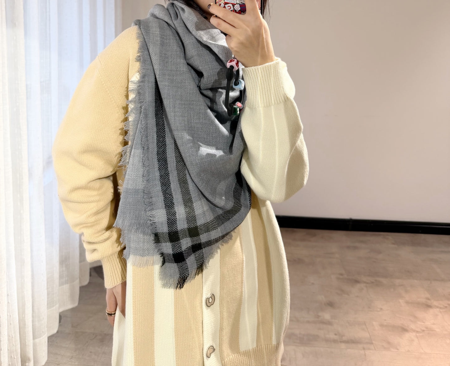 L-Piana-羊絨披肩 90*200cm