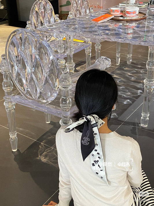 小香家-Twilly小絲巾 1 20*6cm斜紋真絲