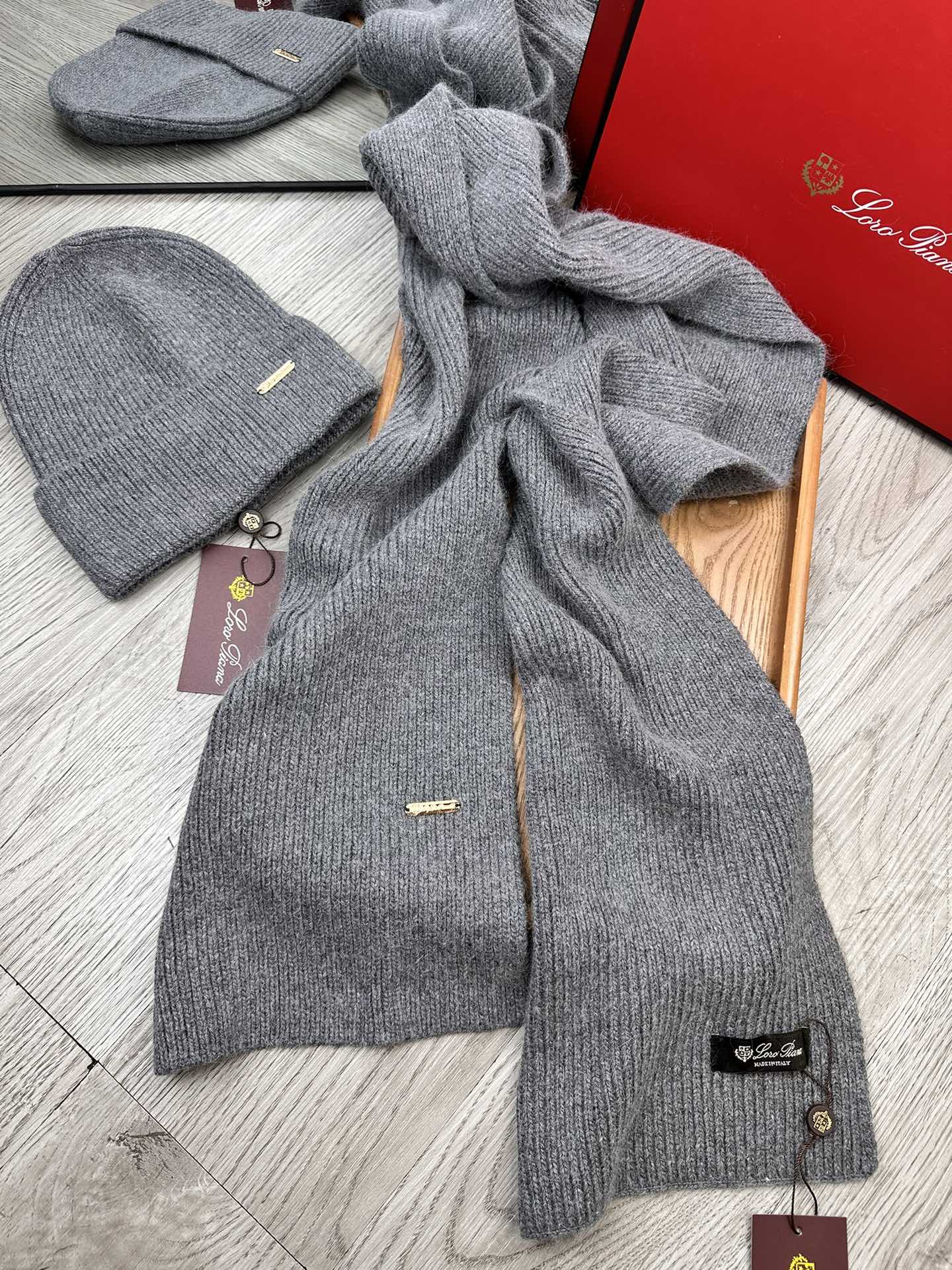 L-Piana-經典套裝帽子 70%羊毛+30%兔毛