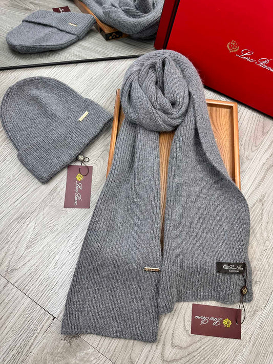 L-Piana-經典套裝帽子 70%羊毛+30%兔毛