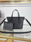 路L家-M15210 NEVERFULL INSIDE OUT BB手袋-黑花