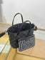 路L家-M15210 NEVERFULL INSIDE OUT BB手袋-黑花