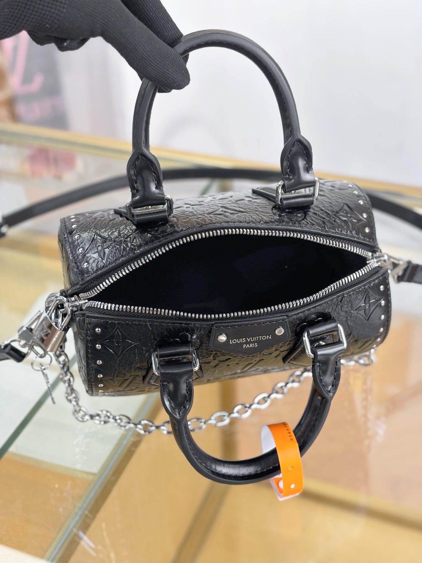 路L家-M27921 SPEEDY TRUNK 20 手袋-黑色