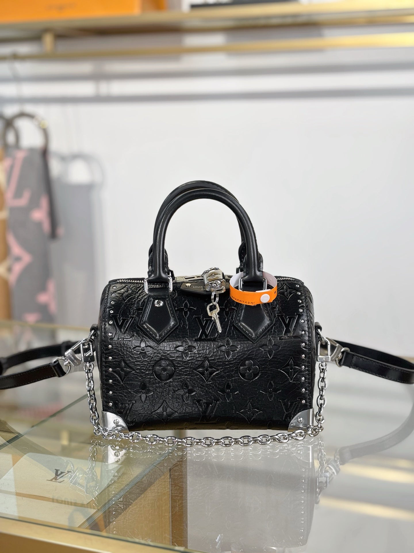 路L家-M27921 SPEEDY TRUNK 20 手袋-黑色