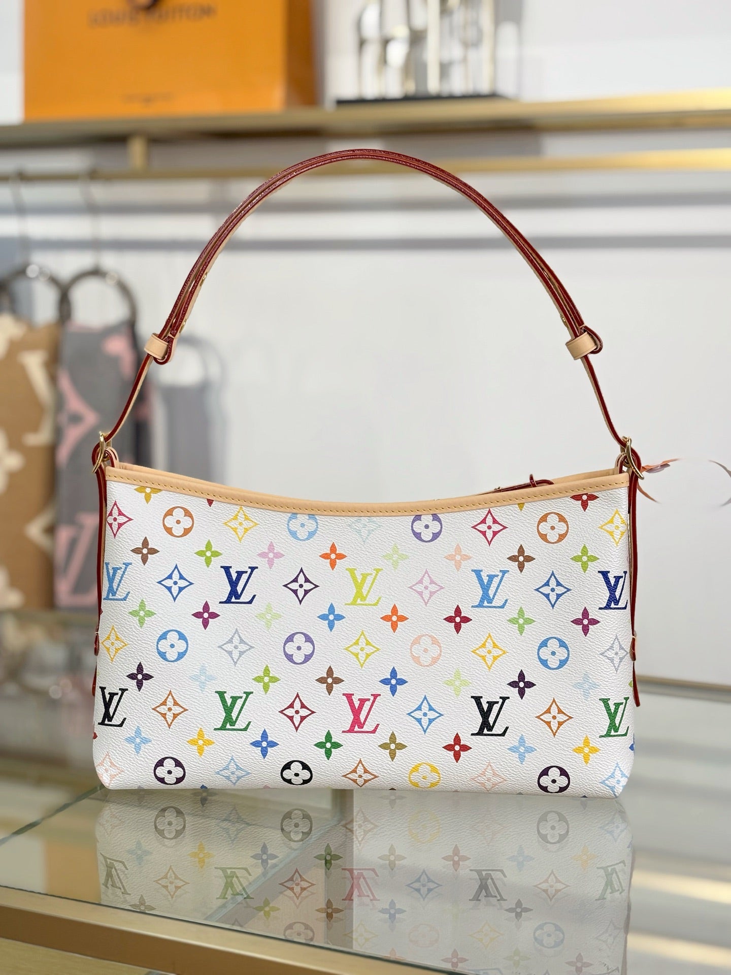路L家-M27578 TM CARRYALL EAST WEST 手袋 白彩