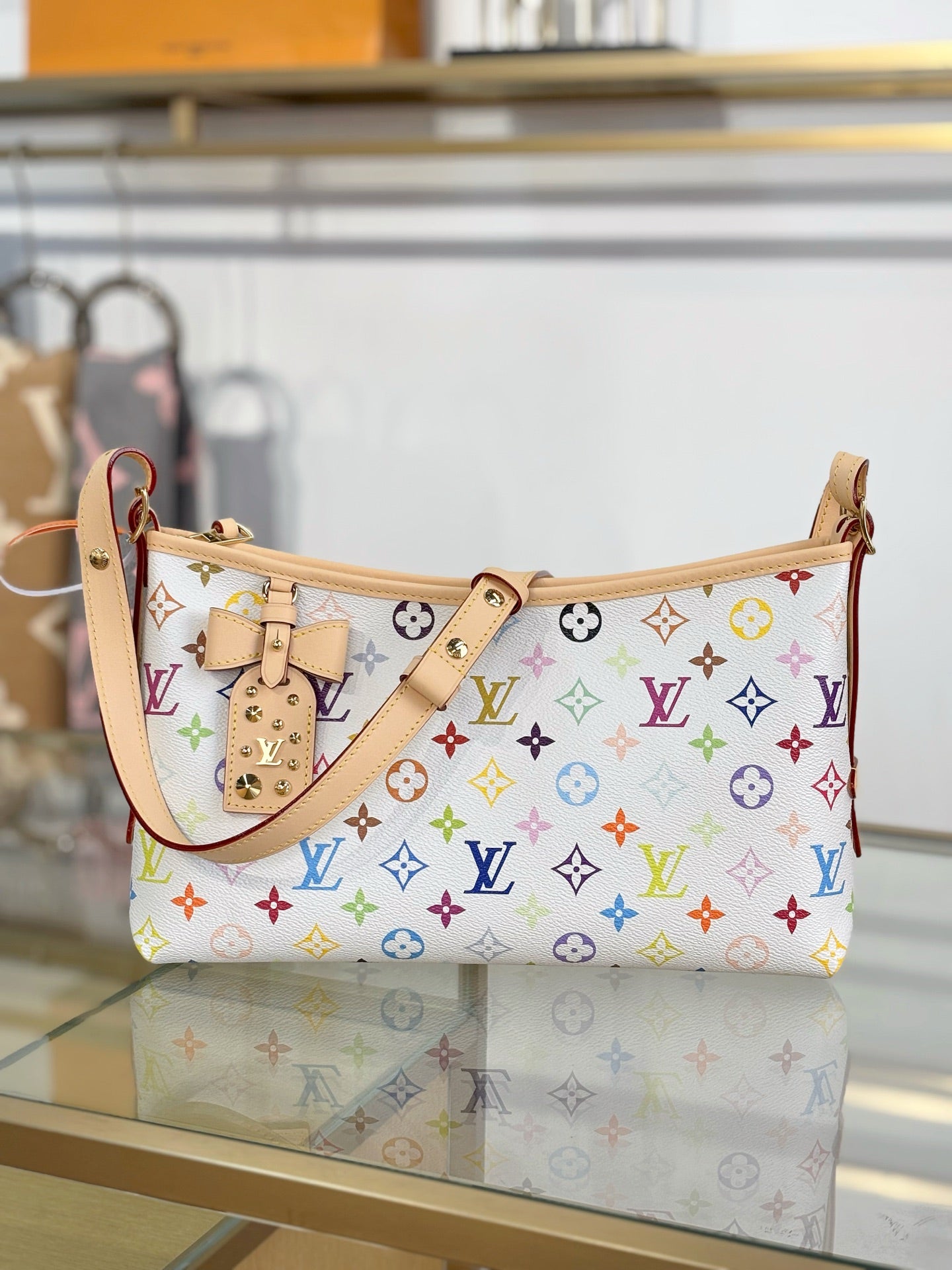 路L家-M27578 TM CARRYALL EAST WEST 手袋 白彩